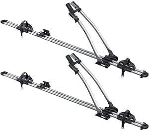 FreeRide Thule 532 Bike Cycle Carrier Roof Rack Bar Mounted x2 Twin Pack (to fit 2 bikes to your roof rack)