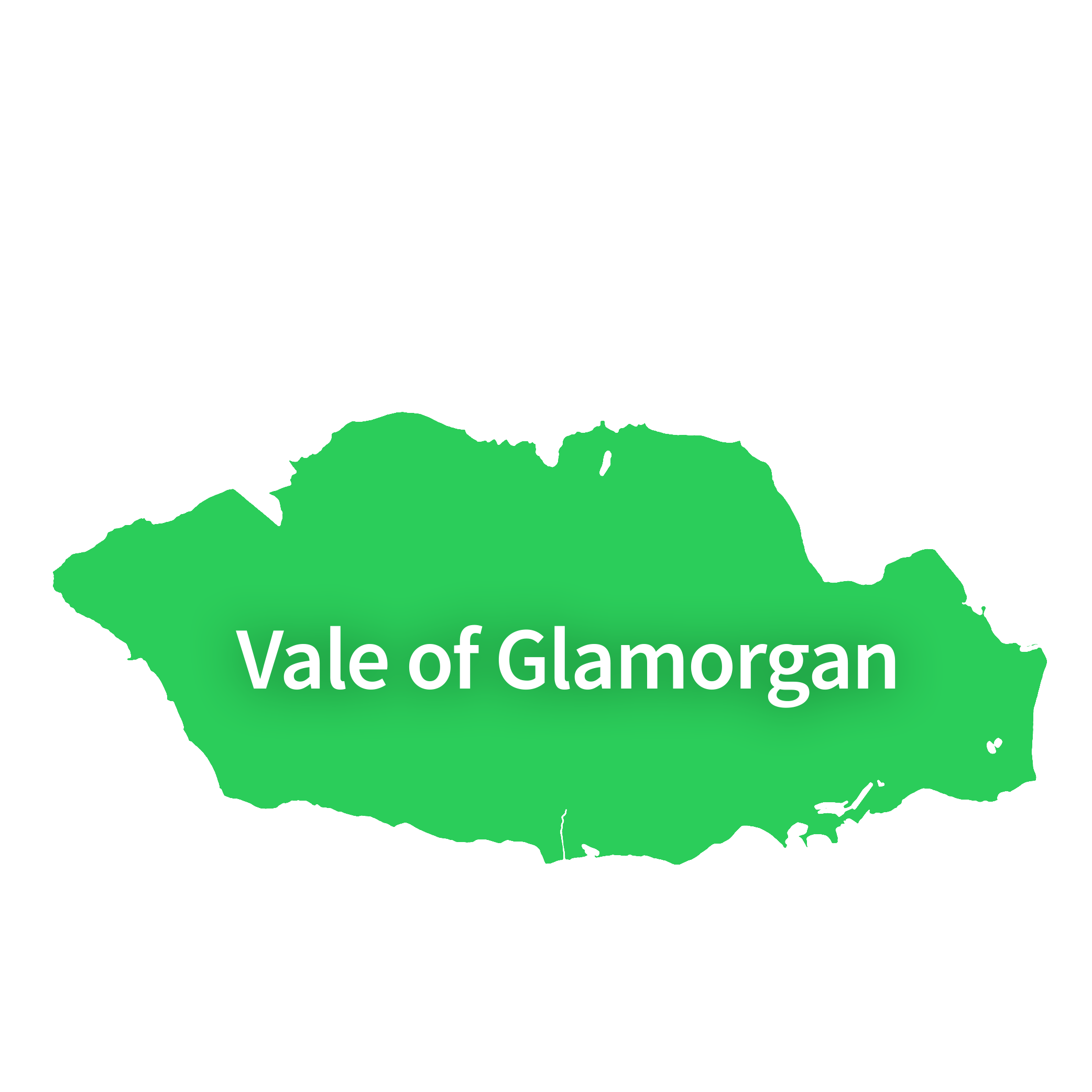 Map of Vale of Glamorgan