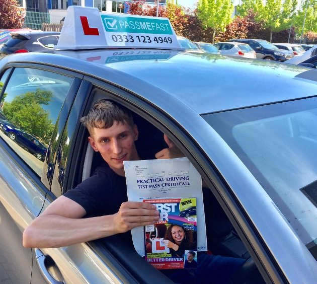 Pass photo of PassMeFast student Ben - West Yorkshire