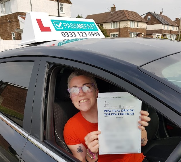 Pass photo of PassMeFast student Emily - Merseyside