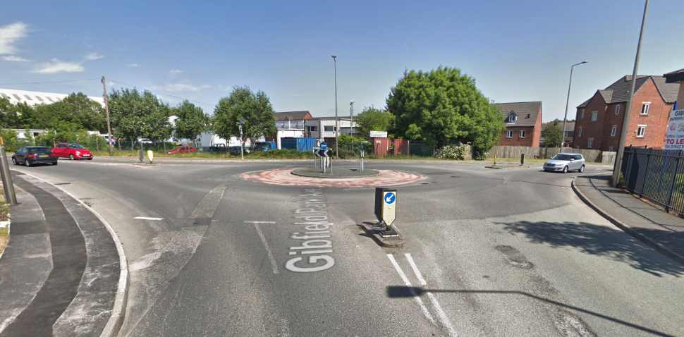 Atherton Google Streetview Image Roundabout