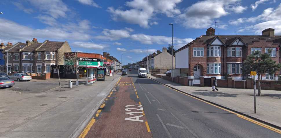 Barking (Tanner Street) Google Streetview Image Main Road