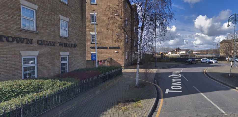 Barking (Town Quay) Google Streetview Image Wharf