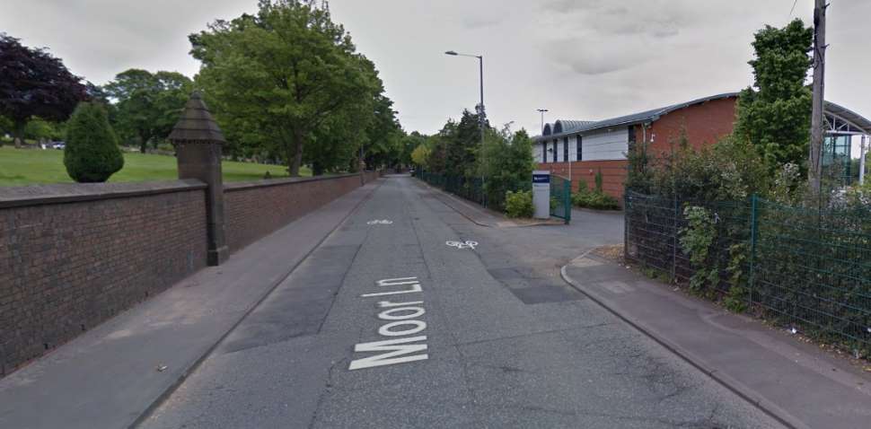 Birmingham (The Pavilion) Google Streetview Image Leading Road