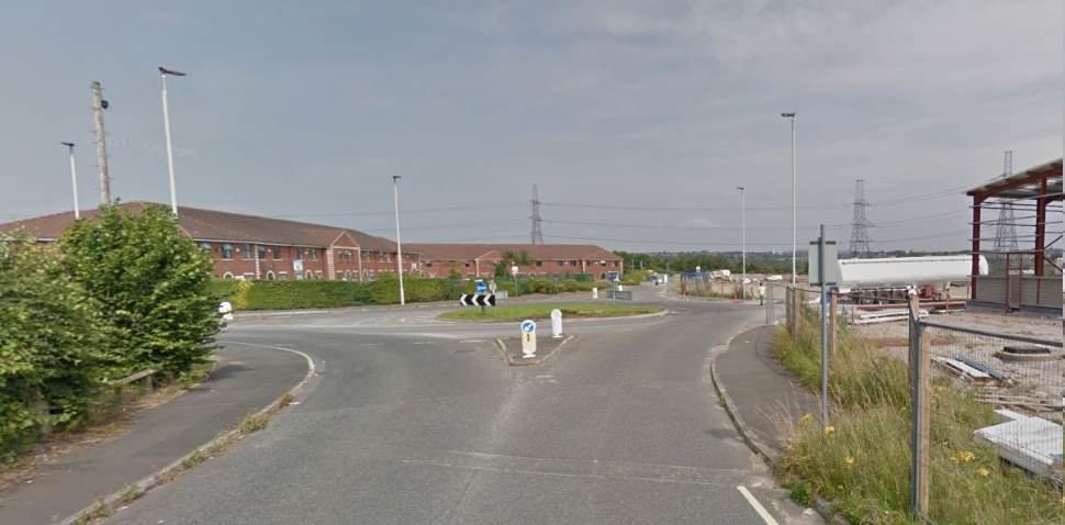 Blackburn with Darwen Google Streetview Image Roundabout