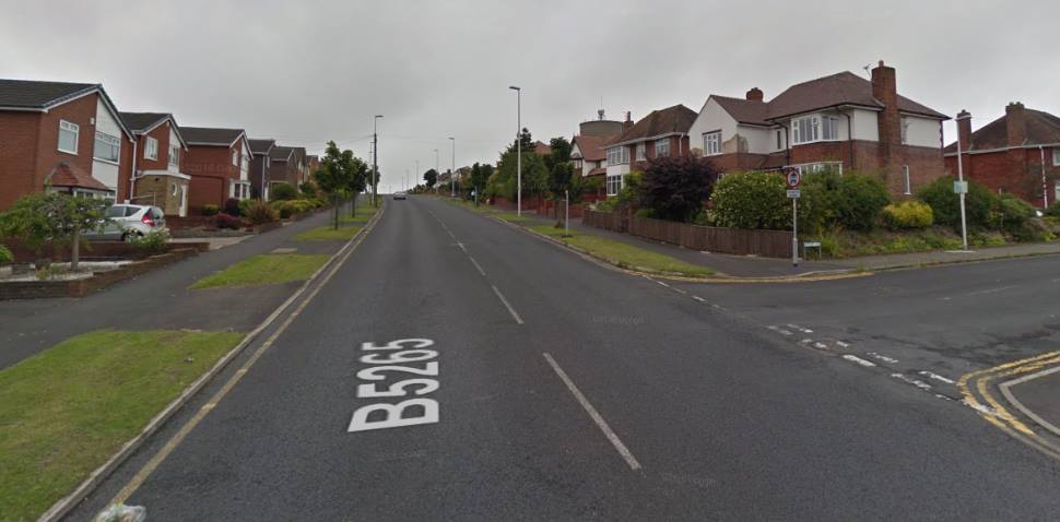 Blackpool Google Streetview Image Main Road