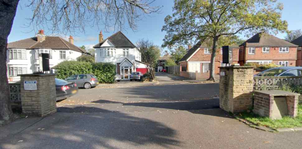 Bromley Court Google Streetview Image Parking Exit