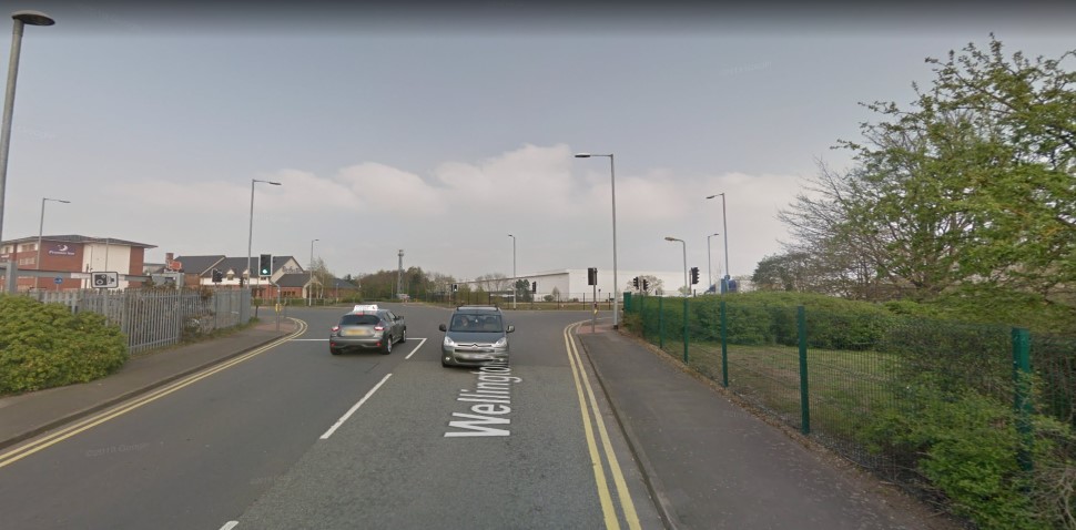 Burton-on-Trent Google Streetview Image Junction