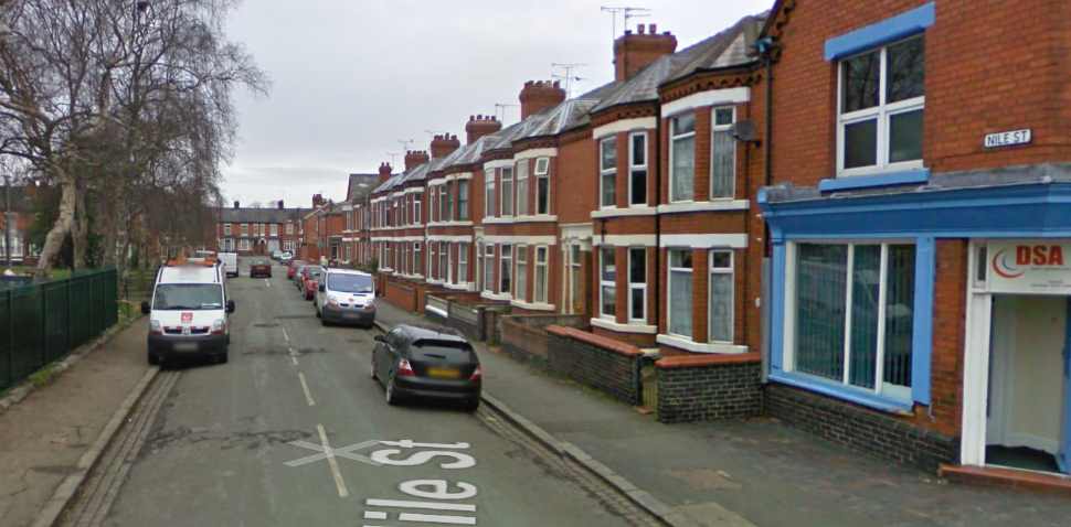 Crewe Google Streetview Image Nile St