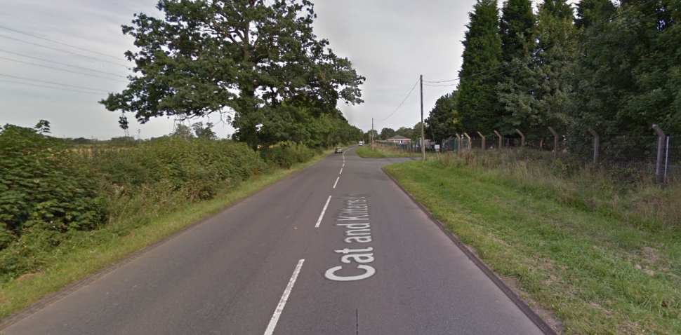 Featherstone Google Streetview Image Cat and Kittens Lane
