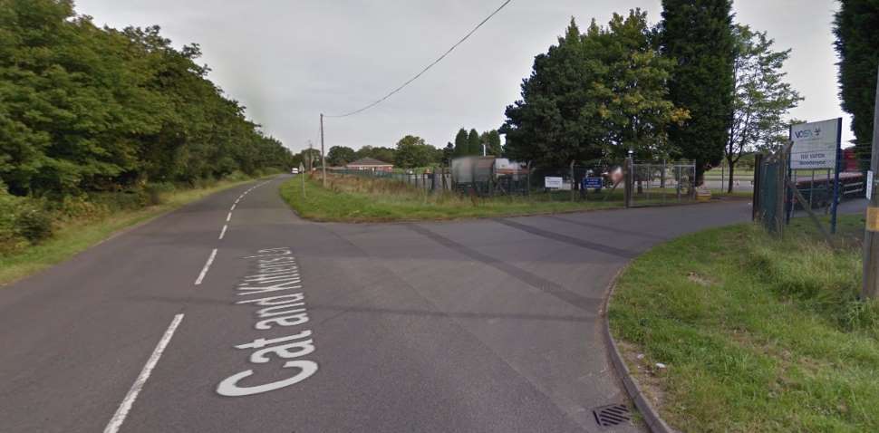 Featherstone Google Streetview Image Leading Road