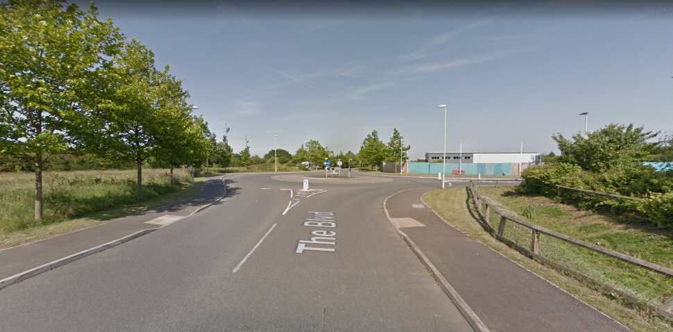 Herne Bay Google Streetview Image Boulevard Roundabout