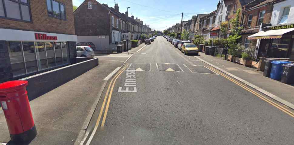 Hither Green Google Streetview Image Speed Bumps