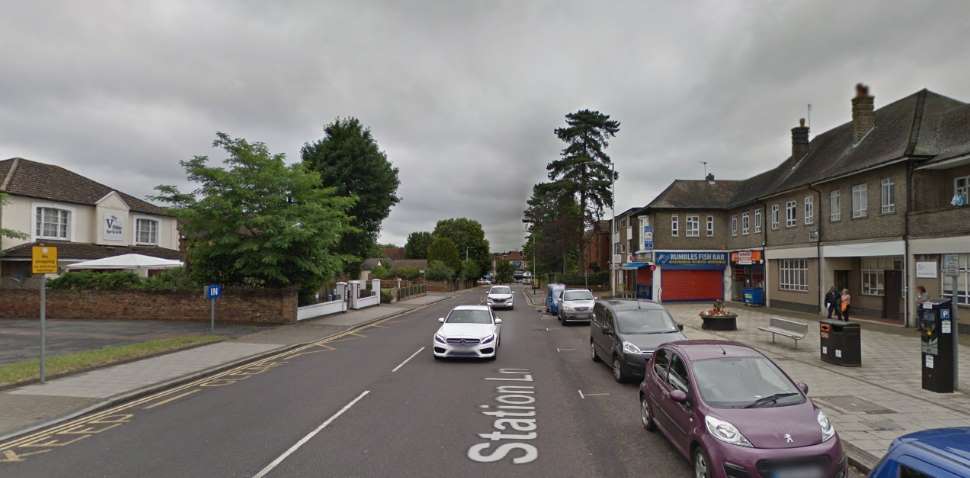 Hornchurch Google Streetview Image Station Lane