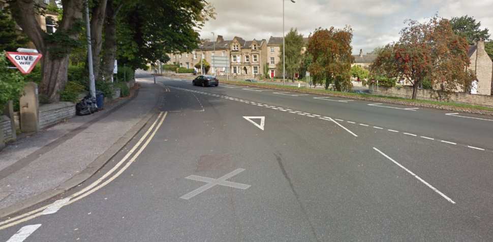 Huddersfield Google Streetview Image Give Way