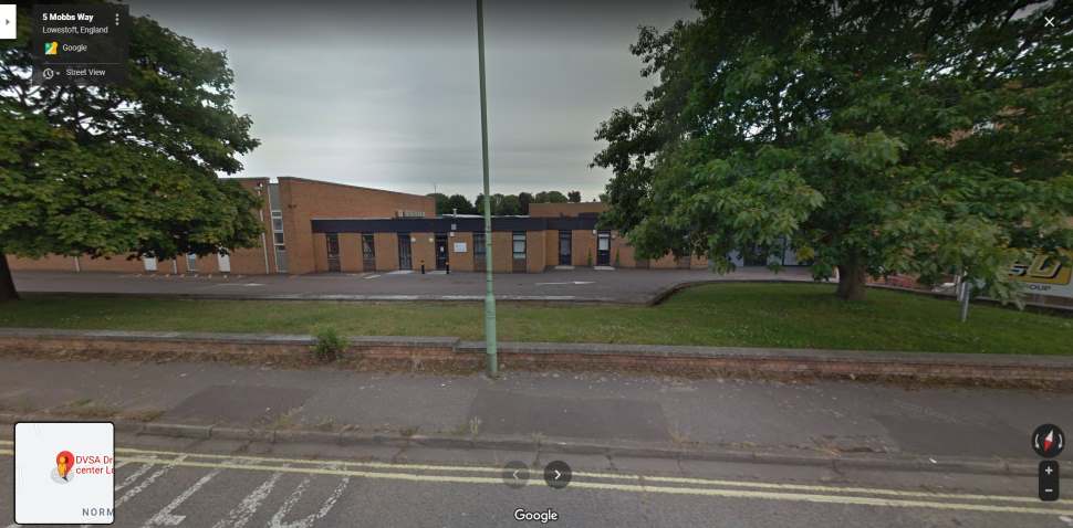 Streetview Image #1
                                                        for Lowestoft (Mobbs Way) Test Centre
