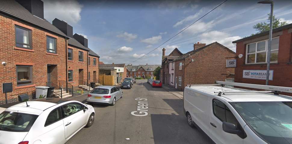 Macclesfield Google Streetview Image Leading Road