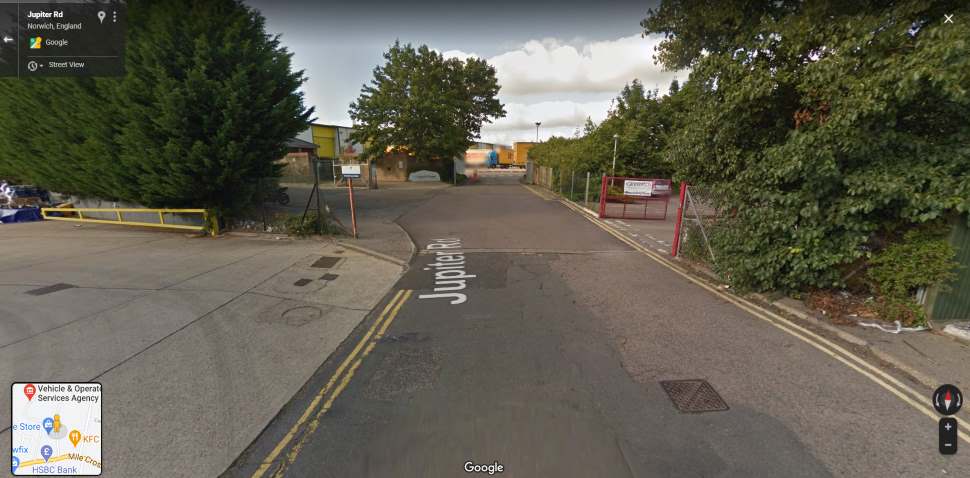 Streetview Image #1
                                                        for Norwich (Jupiter Road) Test Centre