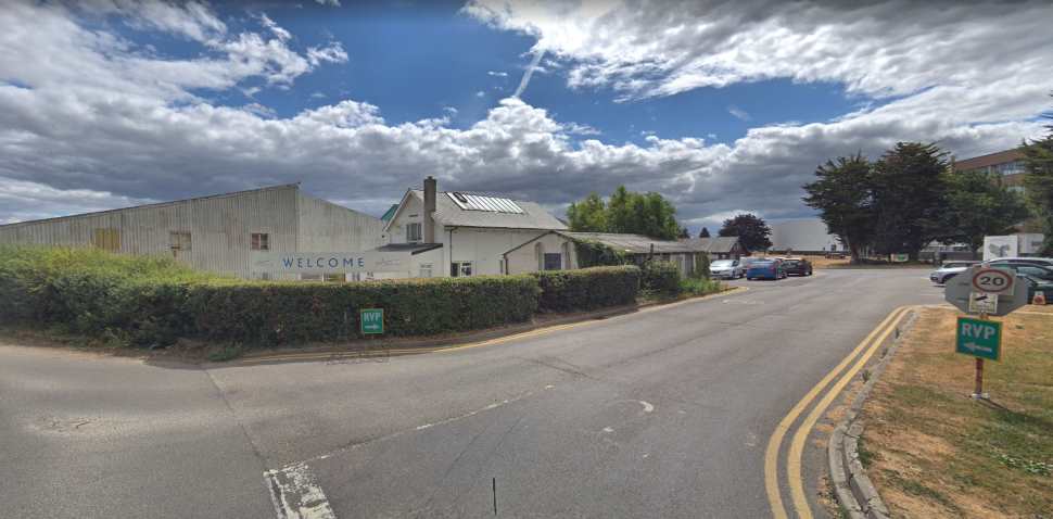Redhill Aerodrome Google Streetview Image Kings Mill Lane