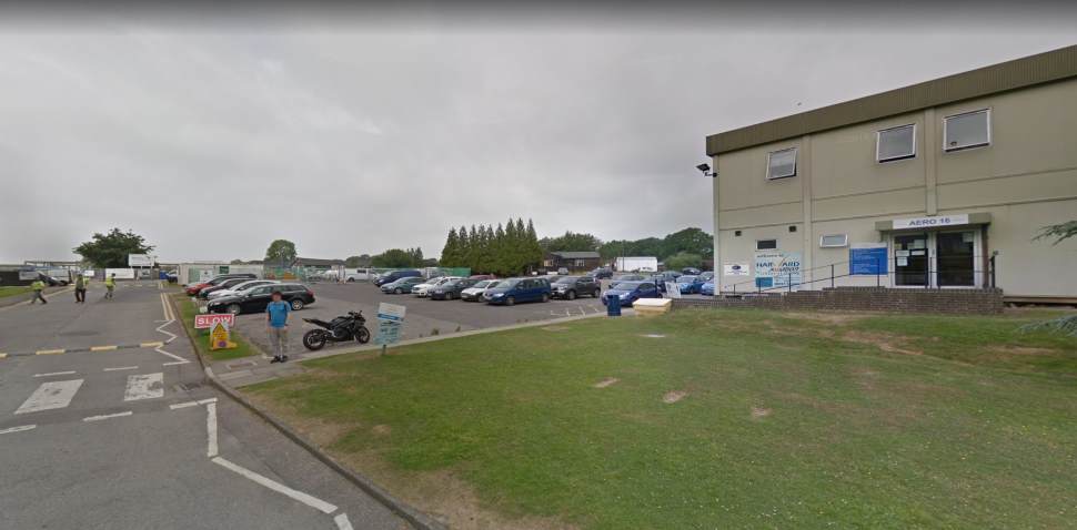 Redhill Aerodrome Google Streetview Image Parking