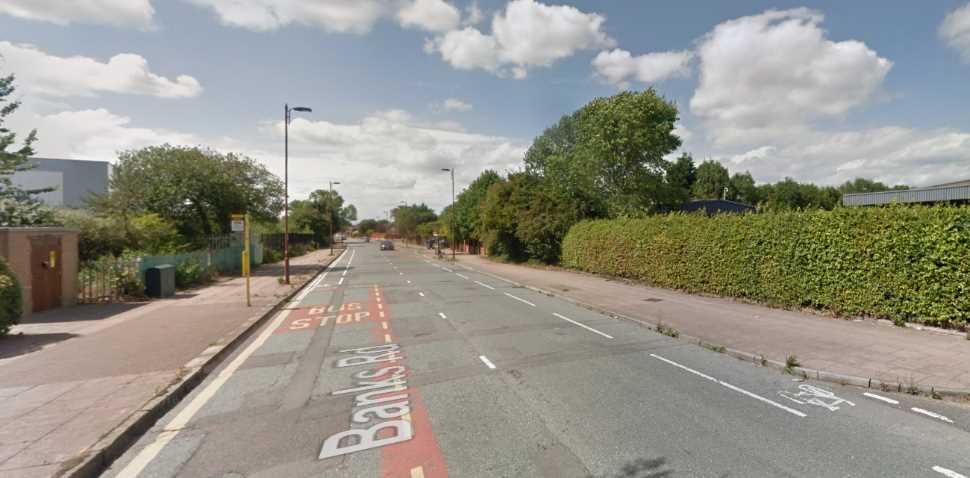 Speke (Liverpool) Google Streetview Image Banks Road