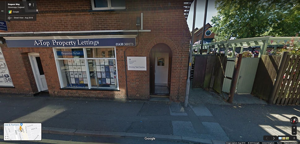 Stevenage Google Streetview Main Image