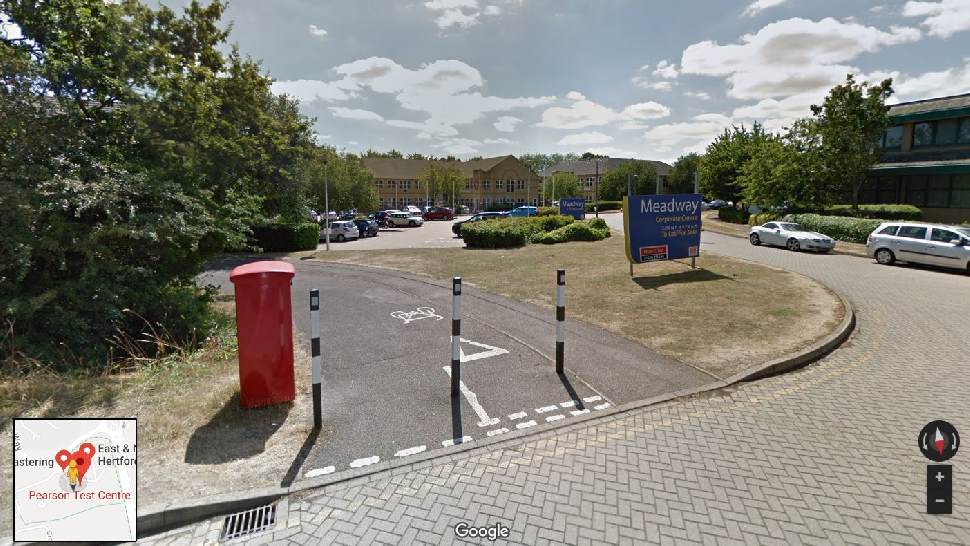 Streetview Image
                                                    for Stevenage Test Centre