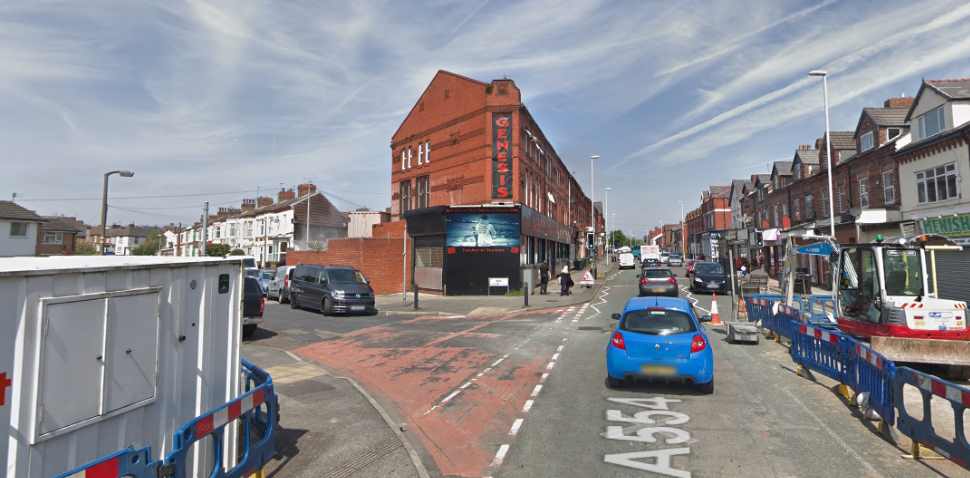 Wallasey Google Streetview Image Left Hand Turn