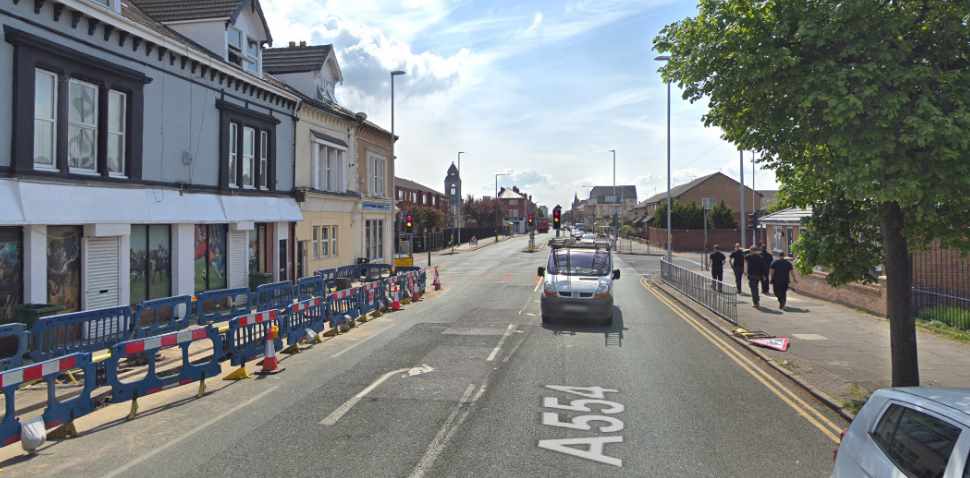 Wallasey Google Streetview Image Traffic Lights