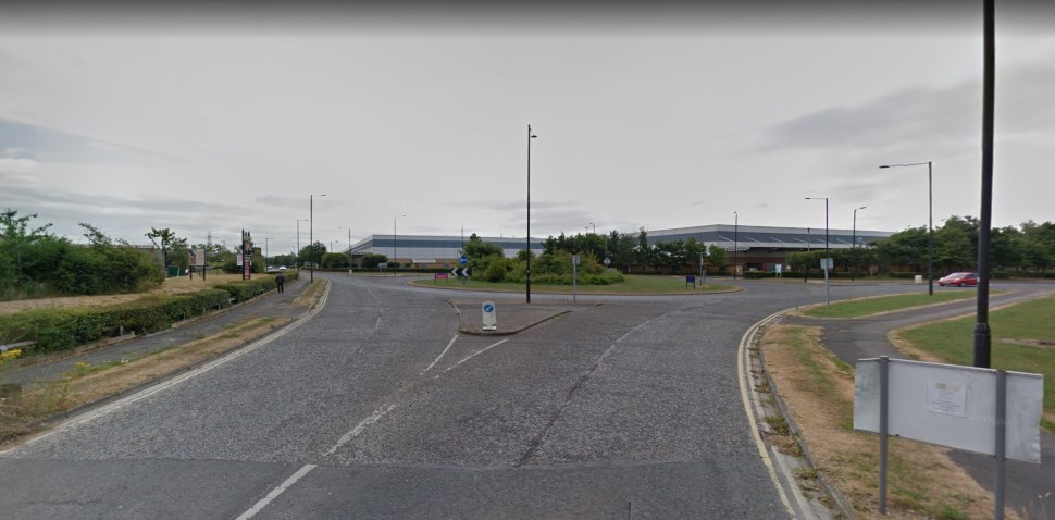 York (Arabesque House) Google Streetview Image Roundabout